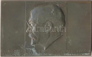 1905. "Ráth György - Magyar Iparművészeti Társulat" Br emlékérem. Szign.: Beck Ö. Fülöp (87.6x53.4mm/160.4g) T:2-