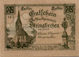 Ausztria 1920-1922. 20db városi szükségpénz T:I,I-
Austria 1920-1922. 20 pcs of necessitiy notes C:U...