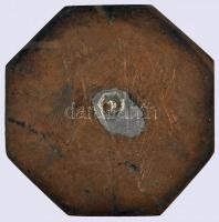 1936. "VI. FILPROK" Br nyolcszögletes Br plakett csavarozható hátlappal T:2