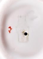 Zsolnay női akt, kézzel festett, jelzett/ Zsolnay chinaware figure 22 cm