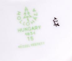 Hollóházi pingvin, kézzel festett, jelzett, hibátlan, m:23 cm