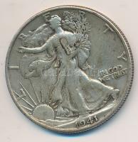 Amerikai Egyesült Államok 1941D 1/2$ Ag T:2-,3 USA 1941D 1/2 Dollar Ag C:aVF