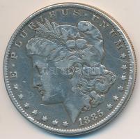 Amerikai Egyesült Államok 1885. 1$ Ag Morgan T:2-,3 USA 1885. Morgan Dollar Ag C:aVF