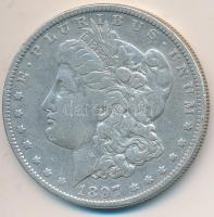 Amerikai Egyesült Államok 1897O 1$ Ag "Morgan" T:2-,3 USA 1897O 1 Dollar Ag "Morgan" C:aVF