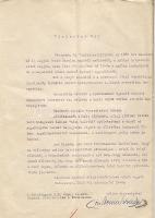 1946 Hősi halottá nyilvánításra vonatkozó kérelem igazoló levéllel