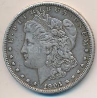 Amerikai Egyesült Államok 1904. 1$ Ag Morgan T:2,2- USA 1904. 1 Dollar Ag Morgan C:aXF