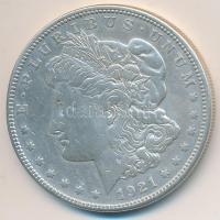 Amerikai Egyesült Államok 1921D 1$ Ag Morgan T:2-,3 USA 1921D 1 Dollar Ag Morgan C:aVF