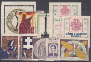 Budapest 10 db reklámbélyeg / levélzáró