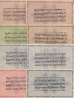 1946. 10.000AP + 50.000AP + 100.000AP + 500.000AP + 1.000.000AP, összesen 16db variációkkal T:vegyes