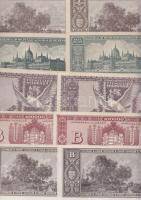 1930-46. 55db pengő bankjegy, színváltozatok is T:vegyes