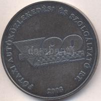 2003. "FŐTAXI AUTÓKÖZLEKEDÉSI ÉS SZOLGÁLTATÓ RT. 90 éves" fém emlékérem (60mm) dísztokban T:1