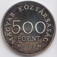 1992. 500Ft Ag "Károly Róbert" T:PP dísztokban