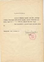 1940 Igazolás a Magyar Élet Párt tagságáról