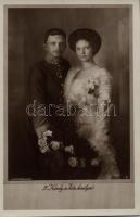 4 db régi Uralkodó, politikus motívumlap: IV. Károly és Zita / 4 db Emperors motive cards: Charles I...