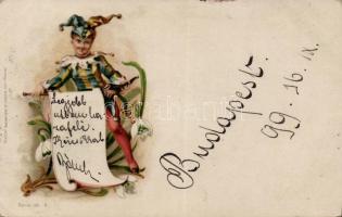 1899 Clown litho (Rb)