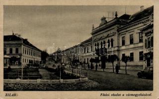 6 db modern, vegyes minőségű városképeslap Zilahról / 6 modern postcards from Zilah