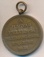 1938. "Felvidéki Emlékérem" Br emlékérem szalag nélkül T:2
Hungary 1938. "Commemorati...