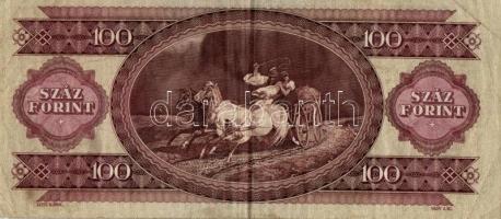 1993. 100Ft felfelé tolódott előlapi nyomattal T:III