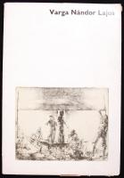 Varga Nándor Lajos mappa. 12 db rézkarc reprodukció. Budapest 1979.Corvina.