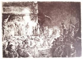 Varga Nándor Lajos mappa. 12 db rézkarc reprodukció. Budapest 1979.Corvina