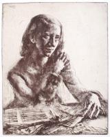 Varga Nándor Lajos mappa. 12 db rézkarc reprodukció. Budapest 1979.Corvina