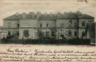 1899 Budapest IV. Újpest, Károlyi Kórház (levágott / cut)