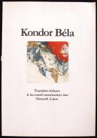 Kondor Béla mappa. 17 db rézkarc reprodukció. Budapest 1975.Corvina.