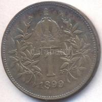 Ausztria 1899. 1K Ag T:2- Austria 1899. 1 Corona Ag C:VF