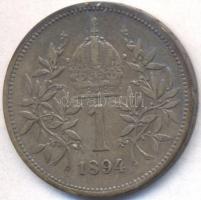 Ausztria 1894. 1K Ag T:2- Austria 1894. 1 Corona Ag C:VF
