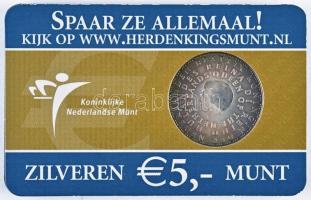 Hollandia 2004. 5€ Ag "Hollandia, Aruba és a Holland Antillák egységének 50. évfordu...