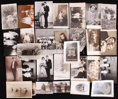 Cca 1940 50 db főleg családi fotók