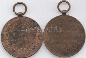 1898. "Jubileumi Emlékérem Fegyveres Erő Számára / Signum memoriae" Br kitüntetés mellszal...