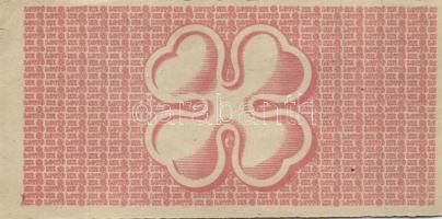 1950. "65. Osztálysorsjáték" 1-4. osztály 1/8 sorsjegy (4x) T:I