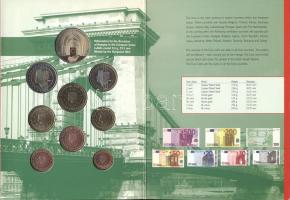 2003. 1c, 2c, 5c, 10c, 20c, 50c, 1€, 2€ próbaveretek + "Népszavazás Magyaro...