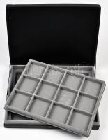 Éremtartó kazetta 1 kivehető tálcával, összesen 24 férőhellyel újszerű állapotban