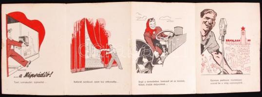 Cca 1950 "Mindent elmond" Néprádiót hirdető propaganda füzet