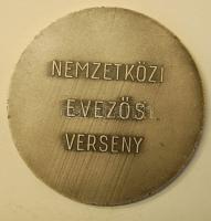 1971. "Sporthetek-Győr" dekoratív, nagyalakú, fém plakett díszdobozban. Szign:Renner T:2
