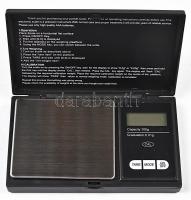 Constant ékszermérleg 0,01-100g eredeti dobozában, leírással / Constant pocket scale 0,01-100g with description in original box