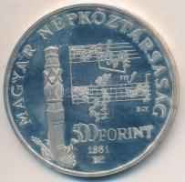 1981. 500Ft Ag "Bartók Béla" T:PP