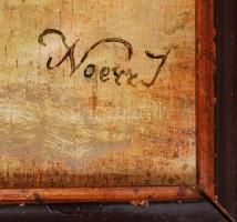 Noegy jelzéssel: Életkép. Olaj, falemez, keretben, 51×38 cm