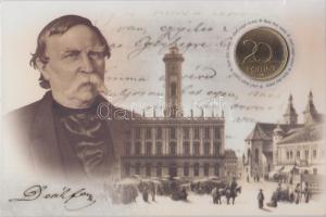 2003. 20Ft "Deák Ferenc" elsőnapi veret számozott emléklapon T:BU