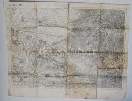 1903 Lippa és környéke katonai térképe