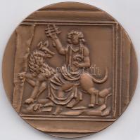 ~1980. "Szombathely Város Tanácsa" Br emlékérem (60mm) dísztokban T:1