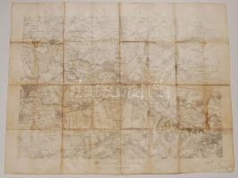 kb. 1900 Arad és környéke katonai térképe