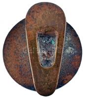 ~1910. "Salgótarjáni Acélgyári Olvasóegylet" zománcozott Br gomblyukjelvény T:2