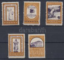 1938 Debrecen 5 klf levélzáró