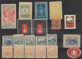 20 klf filatéliai tárgyú levélzáró