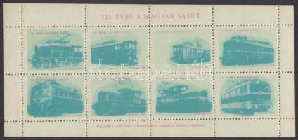 125 éves a Magyar Vasút levélzáró kisív