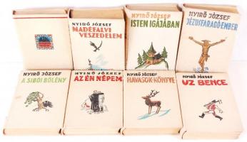 Komplett Nyírő József halinakötéses gyűjtemény. 8 különböző Nyírő kötet, jó állapotban. (egy kötet k...