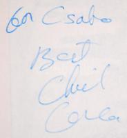 cca 1970 Doobies együttes képes füzet benne 3 tag által dedikált füzetlappal